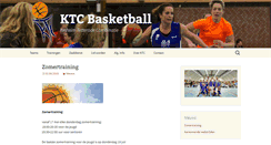 Desktop Screenshot of ktcbasketball.nl