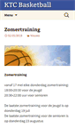 Mobile Screenshot of ktcbasketball.nl