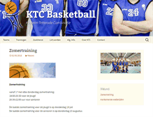 Tablet Screenshot of ktcbasketball.nl